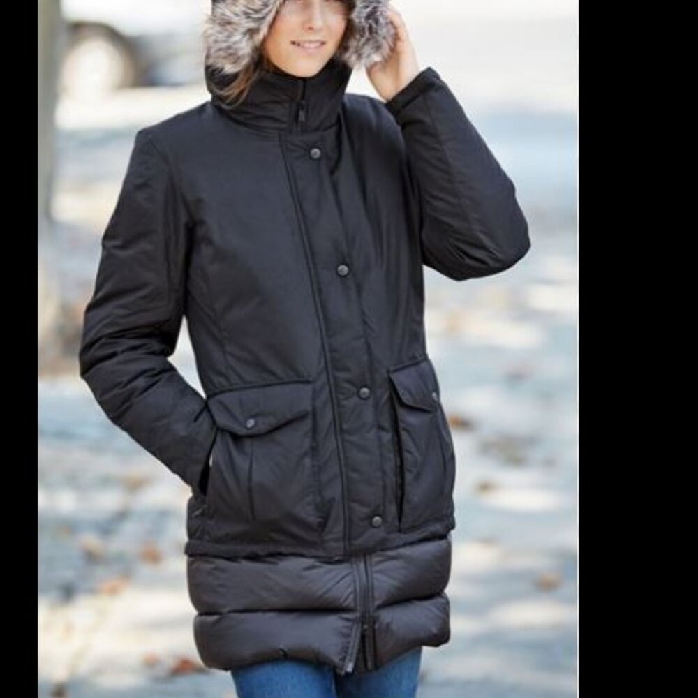 The North Face Tuvu Water Repellent Parka With Faux Fur Trim XL